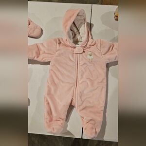 Child of Mine Girls Plush Snowsuit